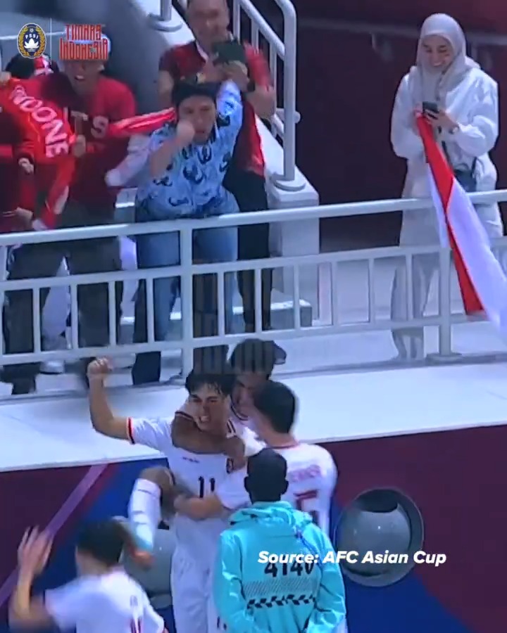⚡️ No-look kick. He's just a PREDATOR! #KitaGaruda 1-0 #TimnasDay