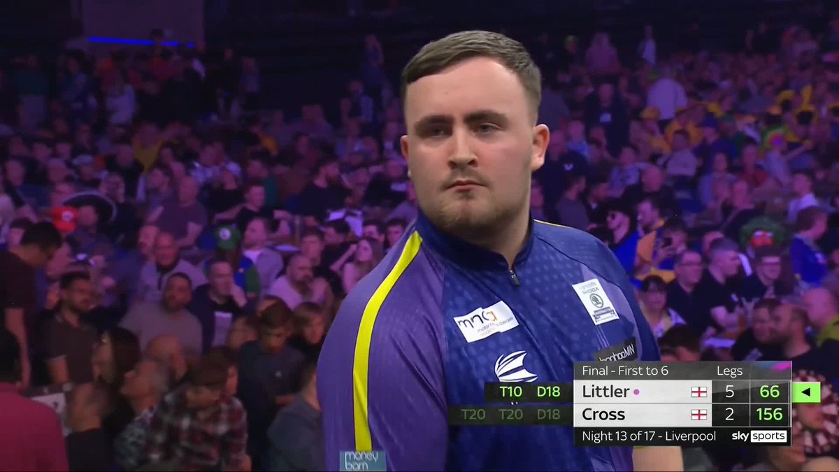 LITTLER WINS IN LIVERPOOL 🏆 It's a third nightly win for Luke Littler in the Premier League as he picks up the title in Liverpool. 105 average in a stunning display in the final! 📺 #PLDarts