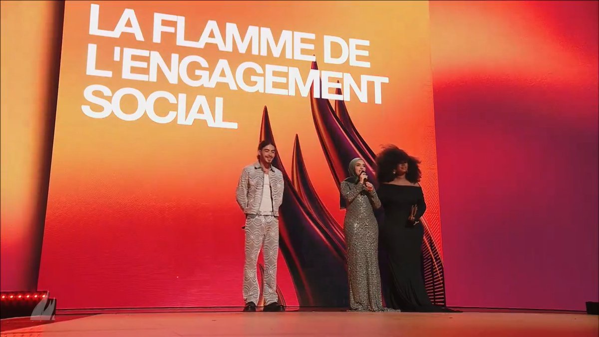 Sara El Attar et Assa Traoré remettent à Zamdane la Flamme de l'engagement social #LesFlammes2024