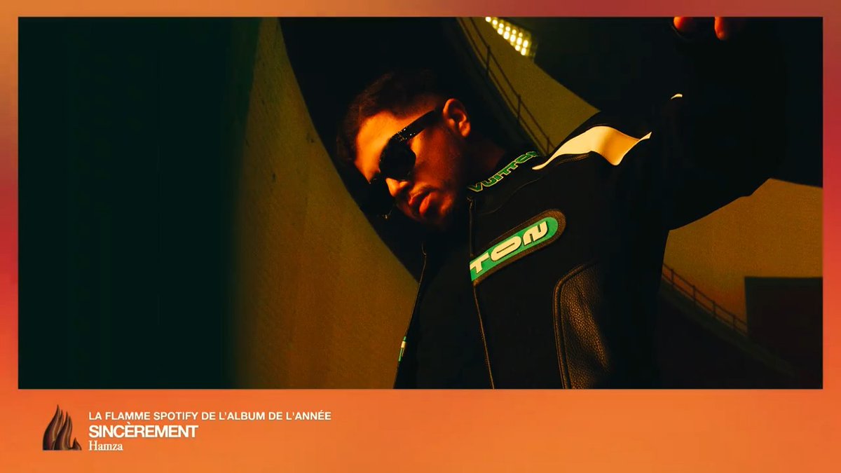 . SAUCEGOD® obtient une flamme pour l’album Spotify France de l’année avec « Sincèrement » 🇧🇪 #LesFlammes2024