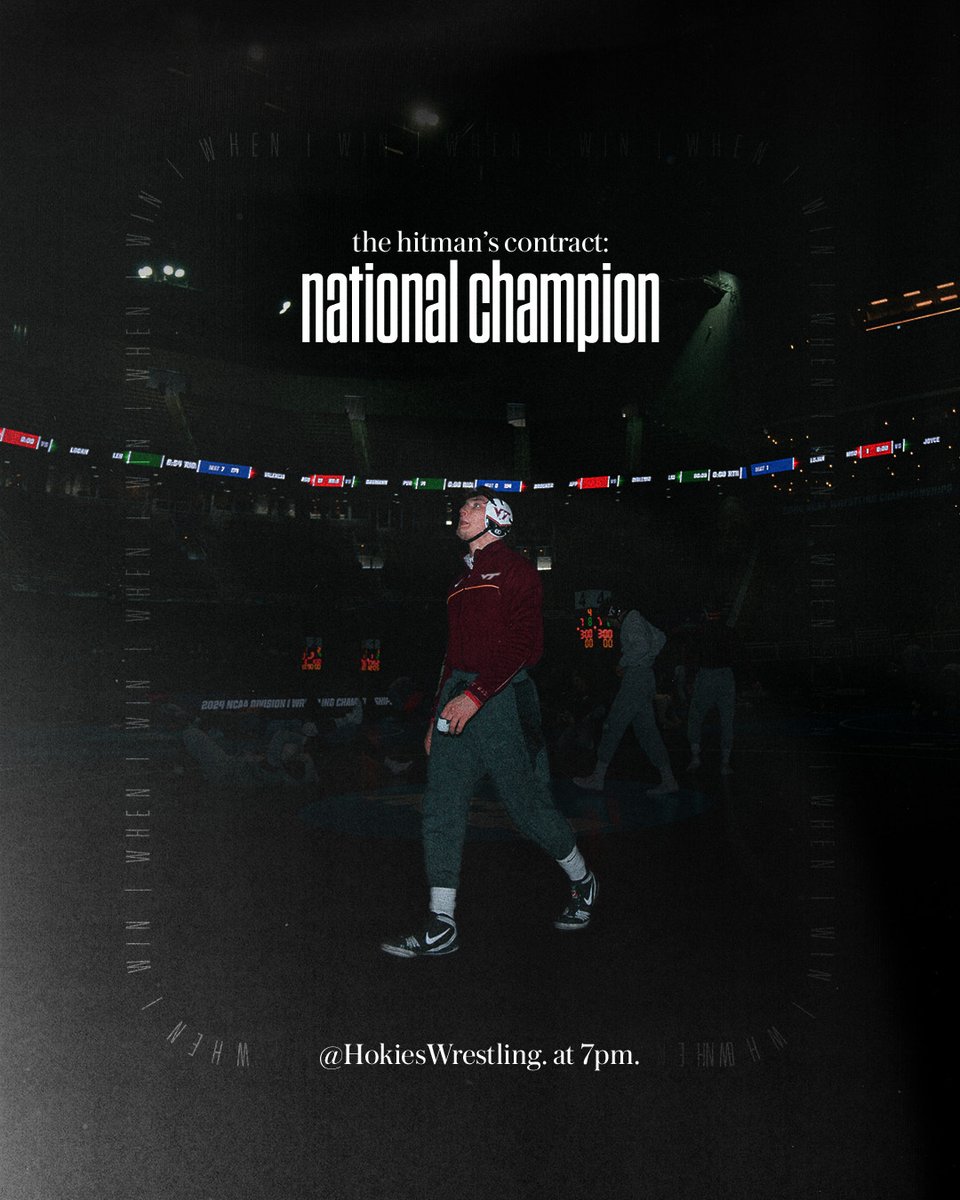 𝐓𝐡𝐞 𝐇𝐢𝐭𝐦𝐚𝐧: 𝐀𝐠𝐞𝐧𝐭 𝟏𝟒𝟗 👑 𝐌𝐢𝐬𝐬𝐢𝐨𝐧: 𝐍𝐚𝐭𝐢𝐨𝐧𝐚𝐥 𝐂𝐡𝐚𝐦𝐩𝐢𝐨𝐧 ☑️ #ALLINALLTHETIME #Hokies 🦃