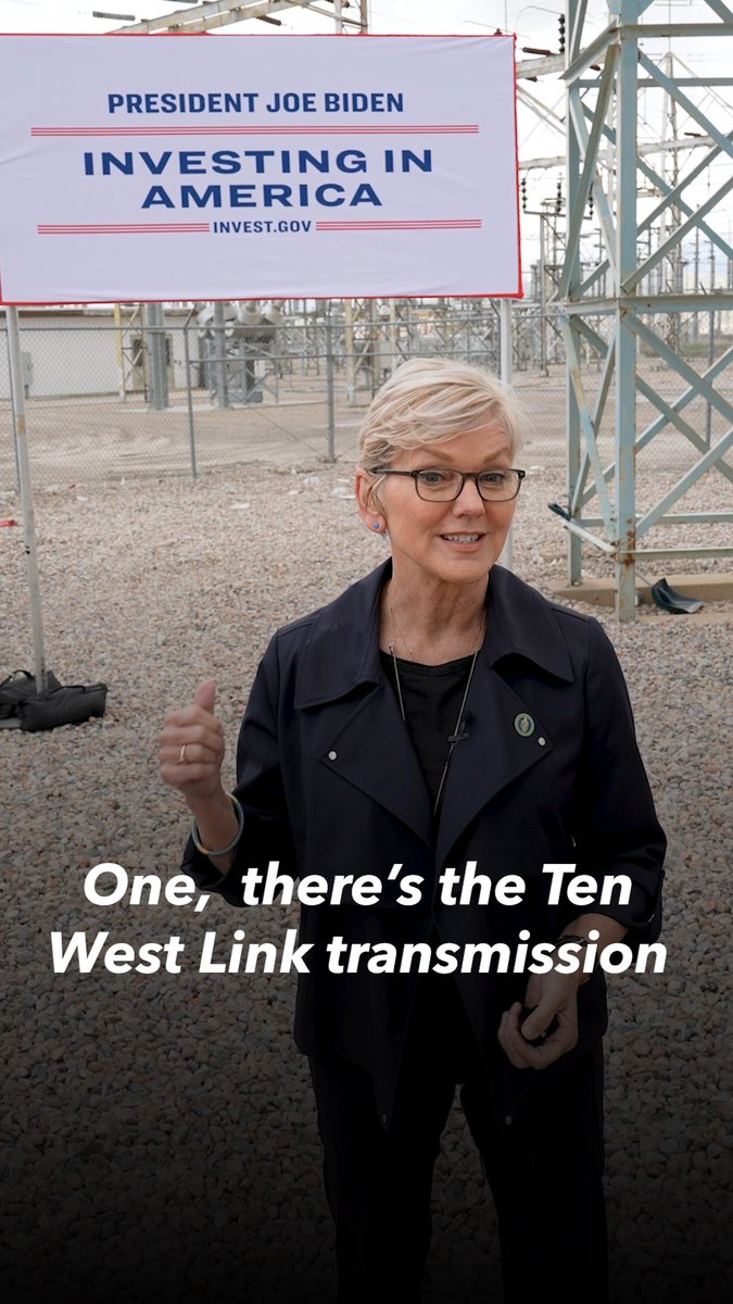 This Administration is doing everything we can to get more power to more people, in more places. Today, I announced new permitting reforms that will halve the time needed to add new transmission lines and help upgrade 100,000 miles of lines over the next five years.