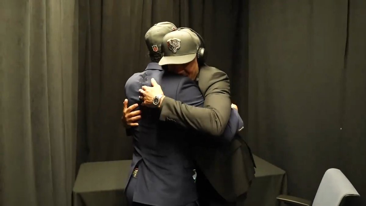 Did we just become best friends? Caleb Williams 🤝 Rome Odunze