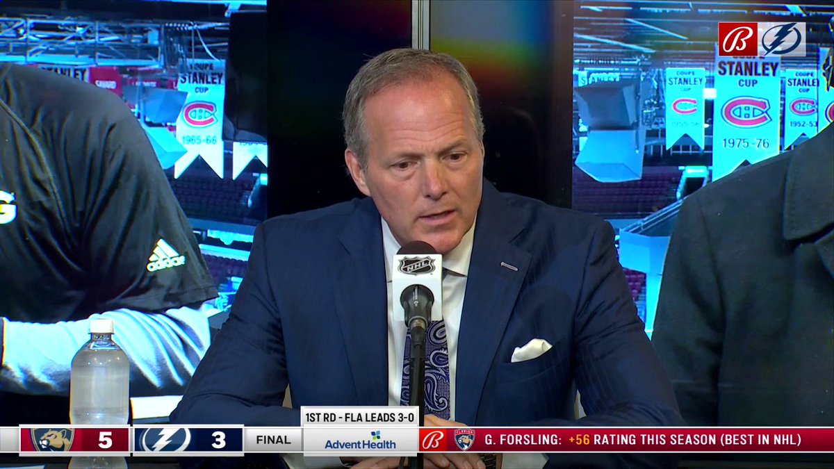 Lightning coach Jon Cooper shares some poignant words as he reflects on the death of legendary hockey announcer Bob Cole and the impact Cole had on Cooper's love for hockey.