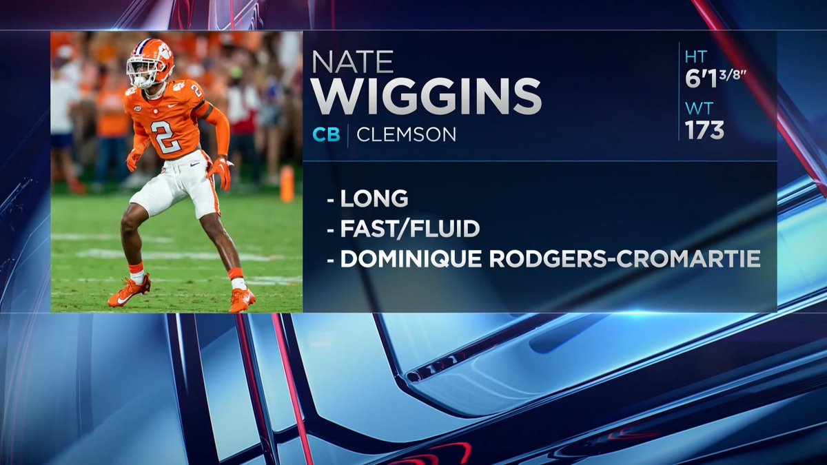 "He's a pure cover corner!" Daniel Jeremiah breaks down the addition of Nate Wiggins. Tune in on NFL Network!