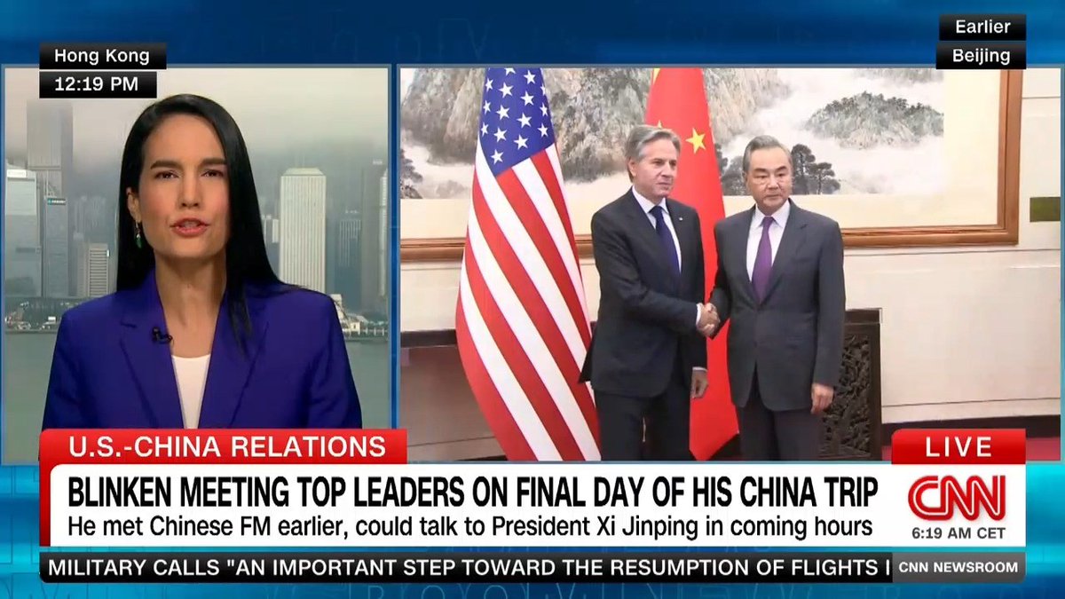 China's Foreign Minister to Blinken: choose stability or "downward spiral" "Should #China & #US keep to the right direction of moving forward with stability or return to a downward spiral? This is a major question before our 2 countries &tests our sincerity & ability" - Wang Yi