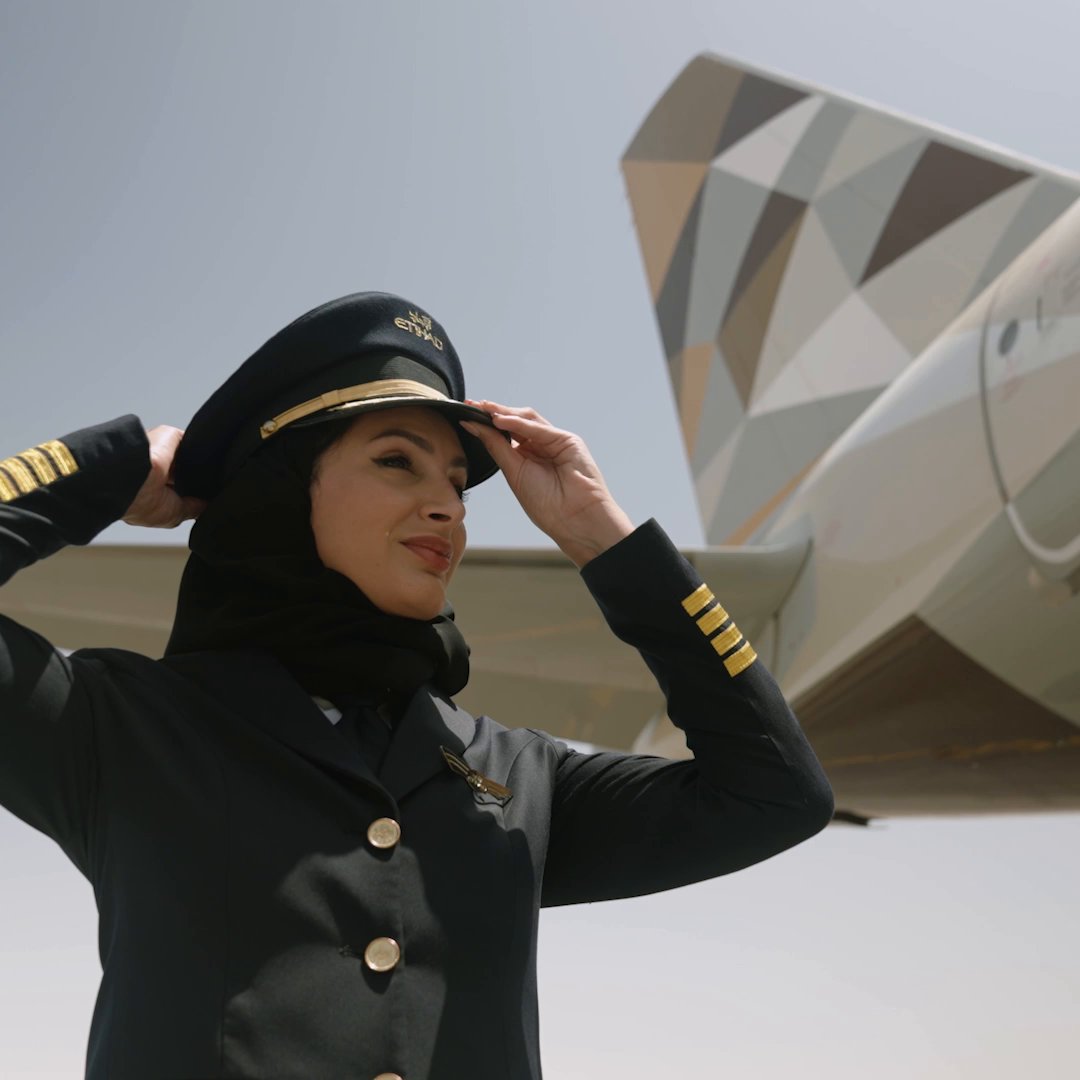 On #WorldPilotsDay, we salute the sky champions who guide us through every journey with skill and dedication ✈️ Thank you to our incredible pilots for making every flight safe and memorable! #Etihad