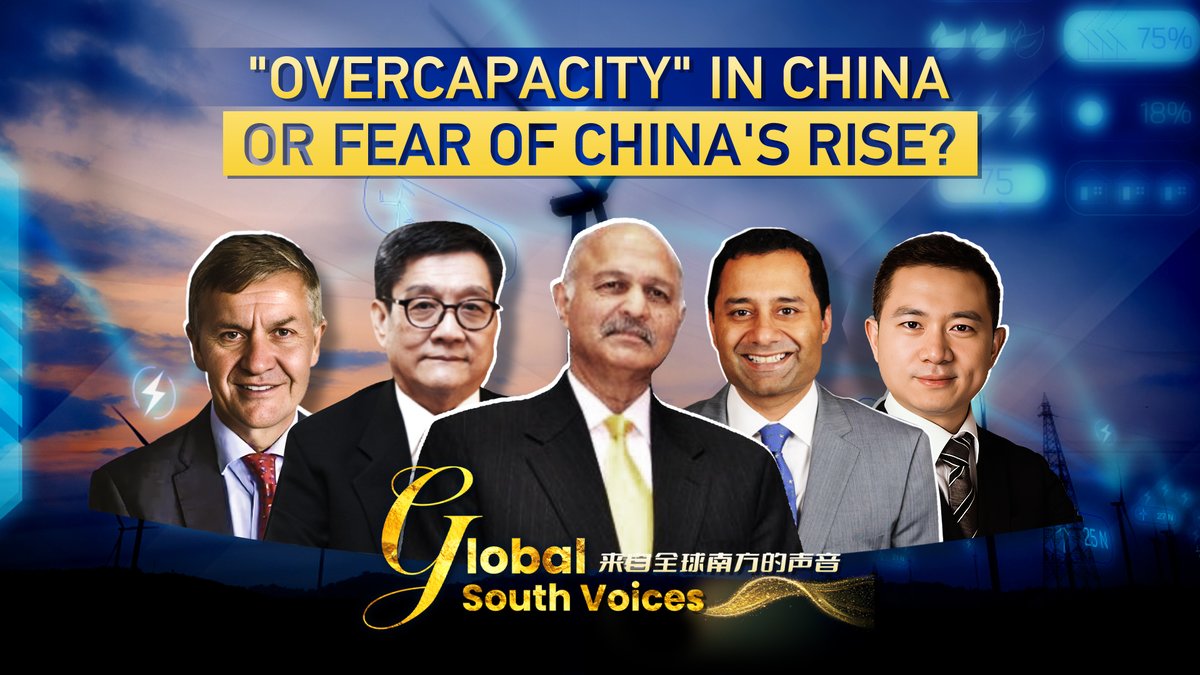 Is there really #overcapacity in #China? How can the #GlobalSouth move away from the protectionist mindset of the West? Tune in to the 4th episode of Global South Voices to get the answers from host Mushahid Hussain Sayed and guests Erik Solheim, Dr. Aqdas Afzal, Koh King Kee and Chen Xi.