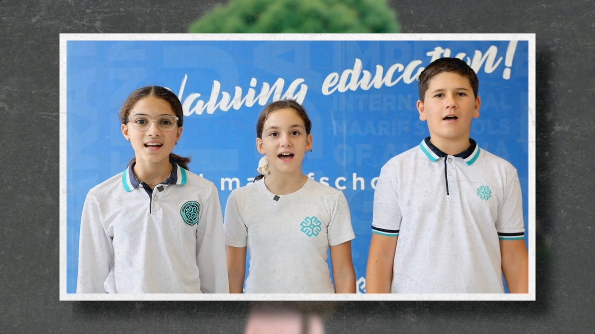 ❝Türkiye Maarif Vakfı olarak, dünya için yeni bir hikâye yazıyoruz.❞