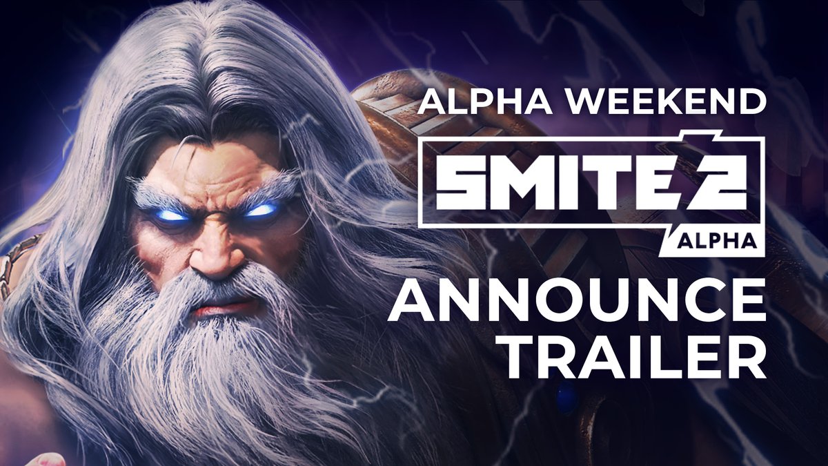 Our very first SMITE 2 Closed Alpha Weekend Test is kicking off on May 2! Get ready to hop in with 14 playable gods and enter the next generation of SMITE! Join us for a special Alpha Showcase Stream on May 1 at 3pm ET to get an early look. ⚡
