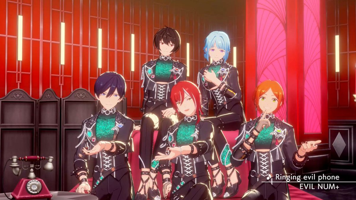 【新『シャッフルイベント』】 新シャッフルイベント『SHUFFLE×囁くイービルTELEPHONE』のイベント楽曲『Ringing evil phone』のMVを先行公開します❗ 4月27日15時より 過去のシャッフルイベントストーリーも無料公開予定です📖 #あんスタ9周年生配信