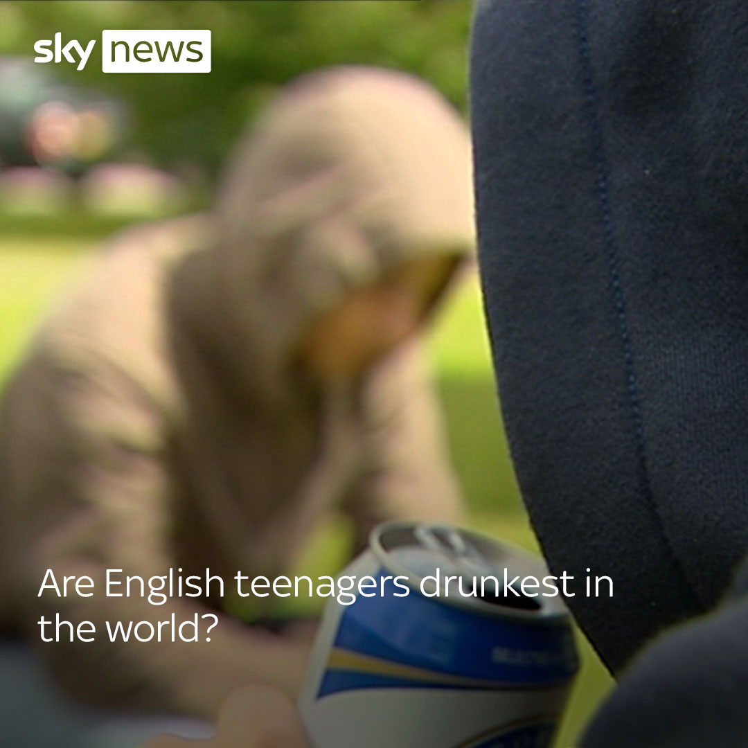 The World Health Organization (WHO) analysed trends in alcohol use, vaping and smoking among roughly 280,000 children aged 11, 13 and 15. Compared to other European nations, rates of drunkenness in the UK were high, particularly among girls, the survey found. Read more 🔗