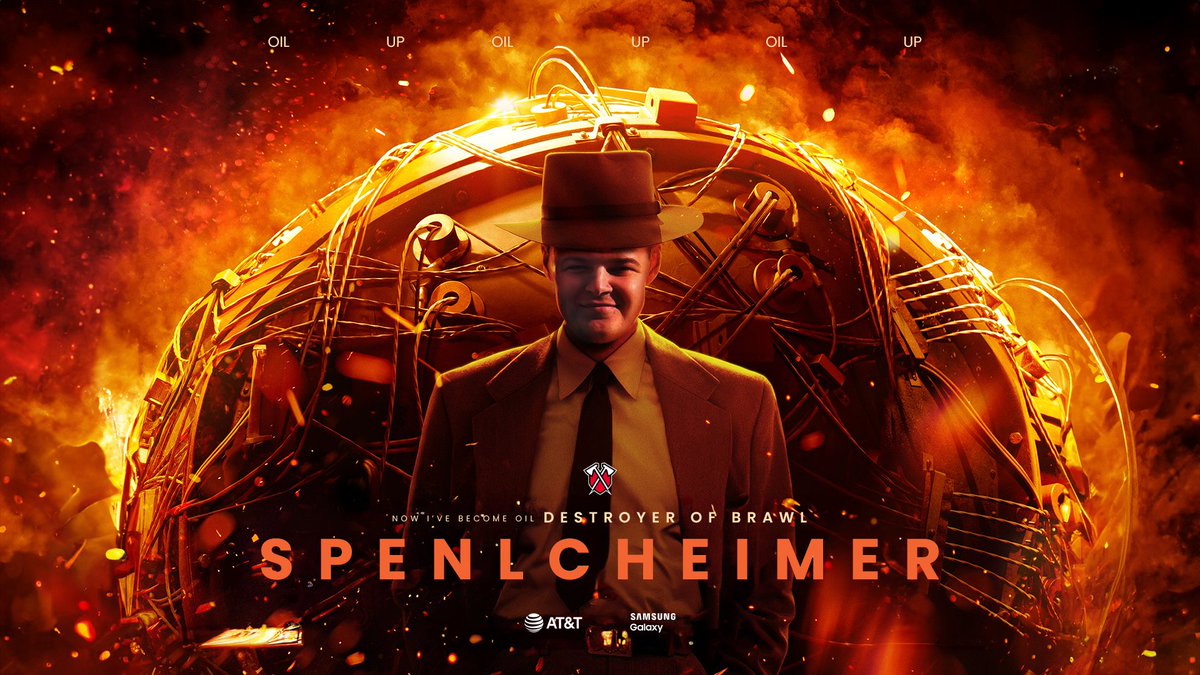 We're (not) oiling up with a familiar face. 🛢️ Welcome back to the Tribe, Spen!