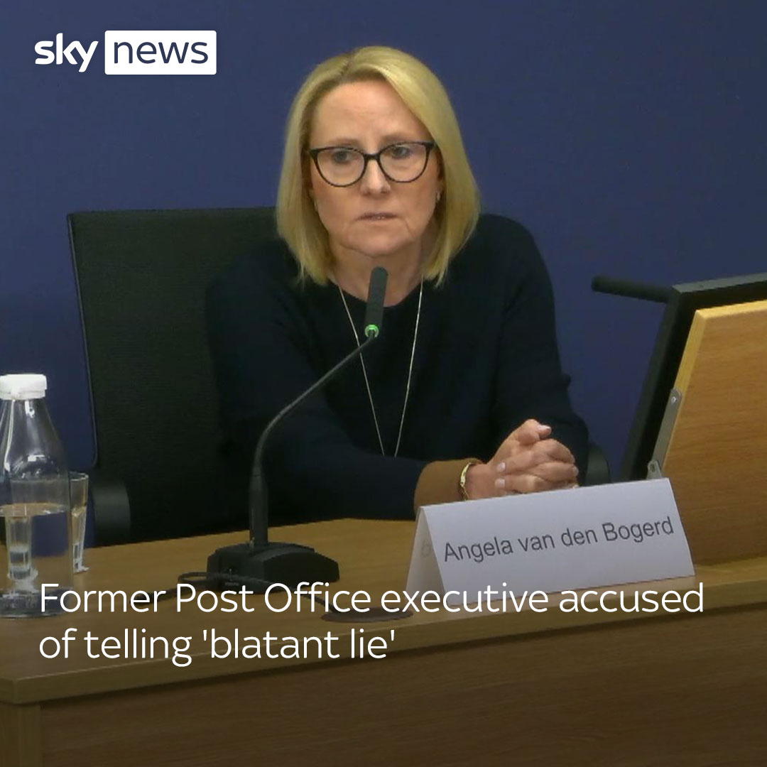 There was a stark moment at the Post Office inquiry when barrister Edward Henry KC accused former Post Office executive Angela van den Bogerd of lying throughout her two days of evidence. Latest 🔗