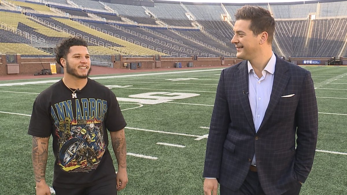INTERVIEW: Blake Corum took one final walk at the Big House before the NFL Draft, reflecting on his record-setting Michigan career. Corum planned to leave for the NFL before his injury vs. Illinois, but returned for "unfinished business." He walked us through memorable moments.