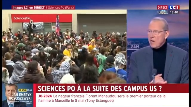 ▶️ #Gaza - Blocage à Sciences Po Paris : “Ce sont des indignations à géométrie variable et c’est insupportable. Où étaient ces personnes quand le régime de Bachar al-Assad a utilisé l’arme chimique contre sa population ?” Pierre Servent #24hPujadas #LCI #La26 ⤵️