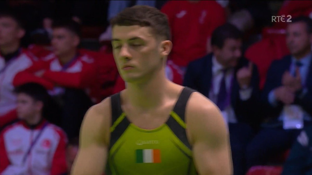 Rhys is the word! Rhys McClenaghan has leapt into the Gold medal position at the European Pommel Horse final. The 24-year-old retains his European crown.