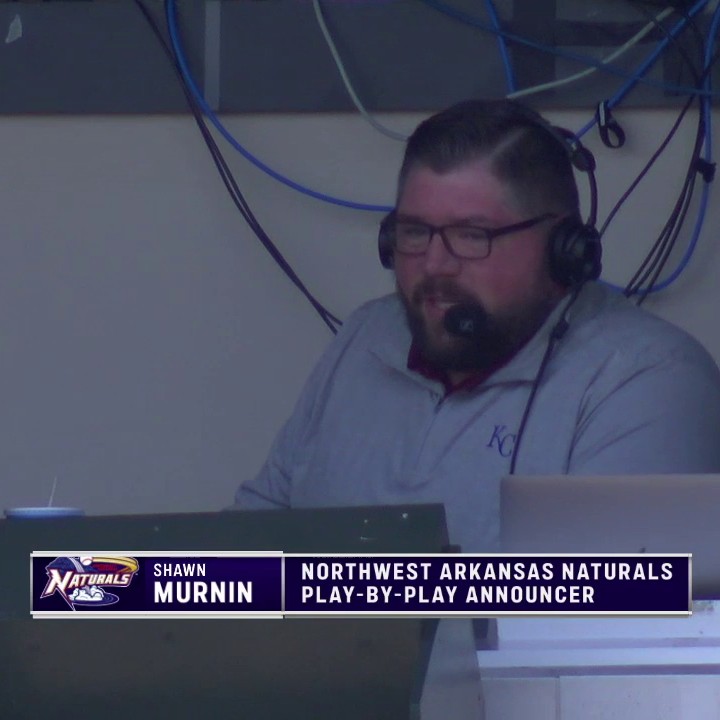 Congrats to Shawn Murnin, the voice of the Northwest Arkansas Naturals, who is making his major league debut on the #Royals radio broadcast today! 🥳