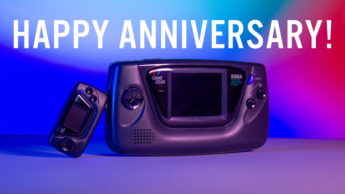 Happy Anniversary to the Game Gear! It launched in Europe and North America 33 years ago today ✨ Do you have one in your collection?