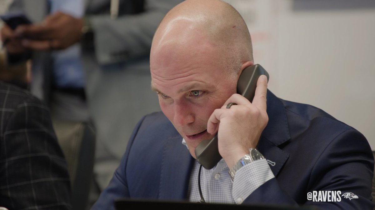 New #Ravens CB Nate Wiggins to GM Eric DeCosta: "I swear to God, y'all got the best one. I swear to God, coach. I'm the best CB. I swear. I'm not going to let you down, coach." DeCosta: "That's great to hear. I'm actually not the coach, I'm the GM." 😂😂
