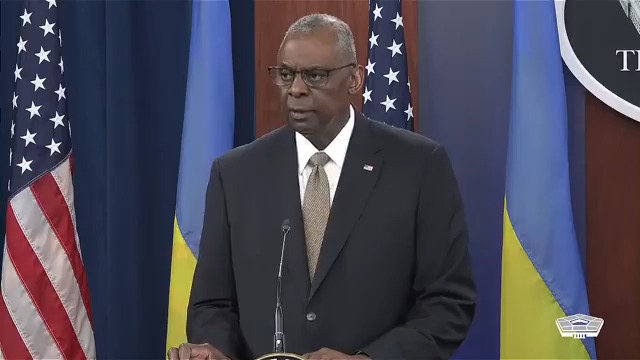 The United States is proud to stand with Ukraine. The Ukraine Defense Contact Group is proud to stand with Ukraine. The results of the Ukraine Defense Contact Group have changed the course of history.