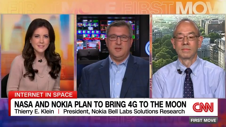 "We absolutely believe that advanced communication capabilities are critical for any future space exploration, the Artemis program...as well as the future lunar economy." Bell Labs Thierry Klein &amp; NASA's Bernie Edwards discuss their mission to bring #4G internet to space!