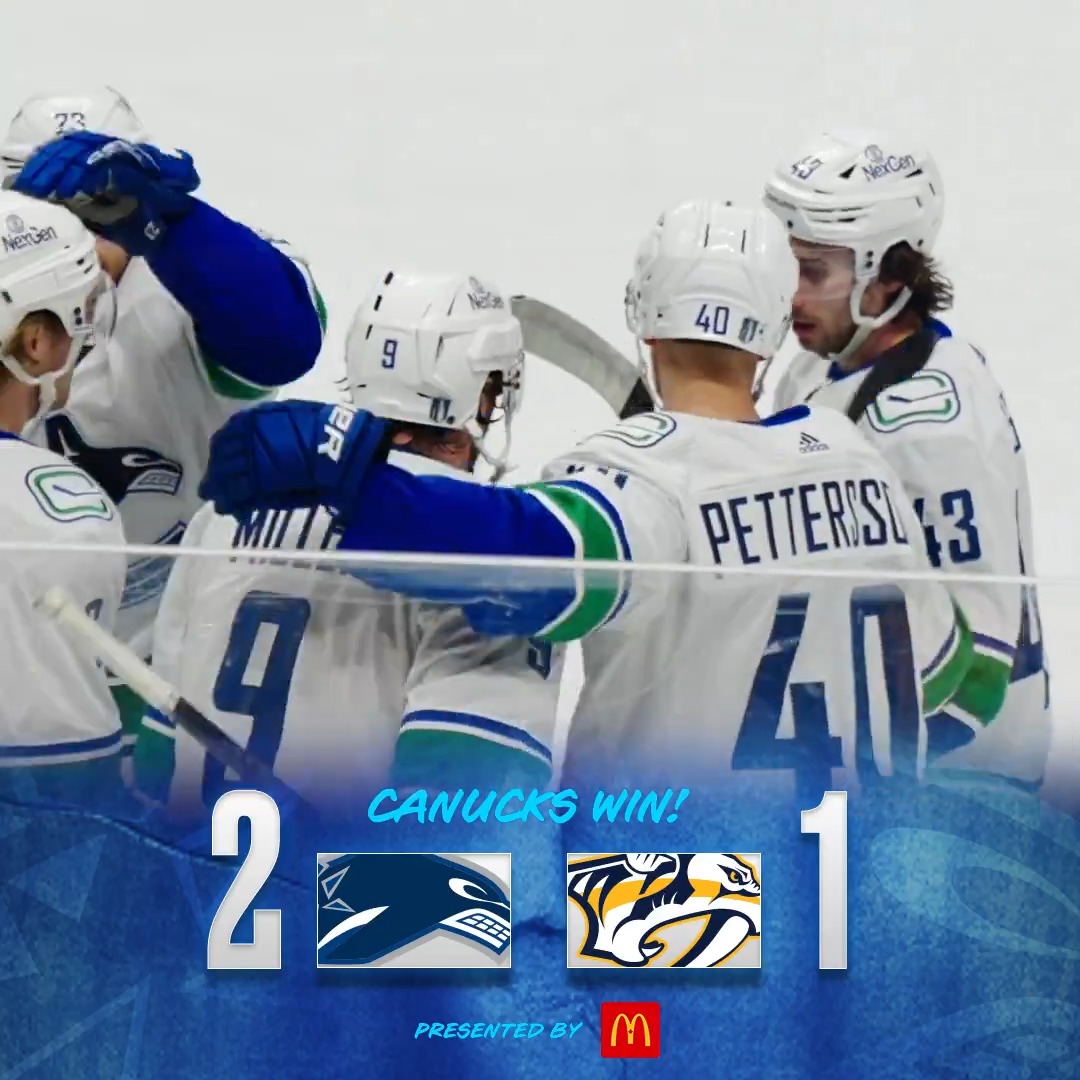 MUSIC TO OUR EARS. McDonald's 🇨🇦 | #Canucks