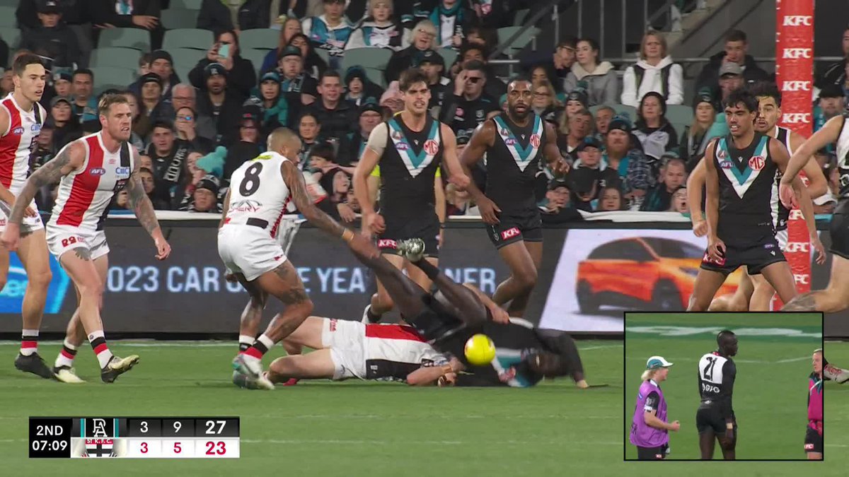 Jack Higgins has been handed a three-match suspension for this tackle on Aliir Aliir. Full details: