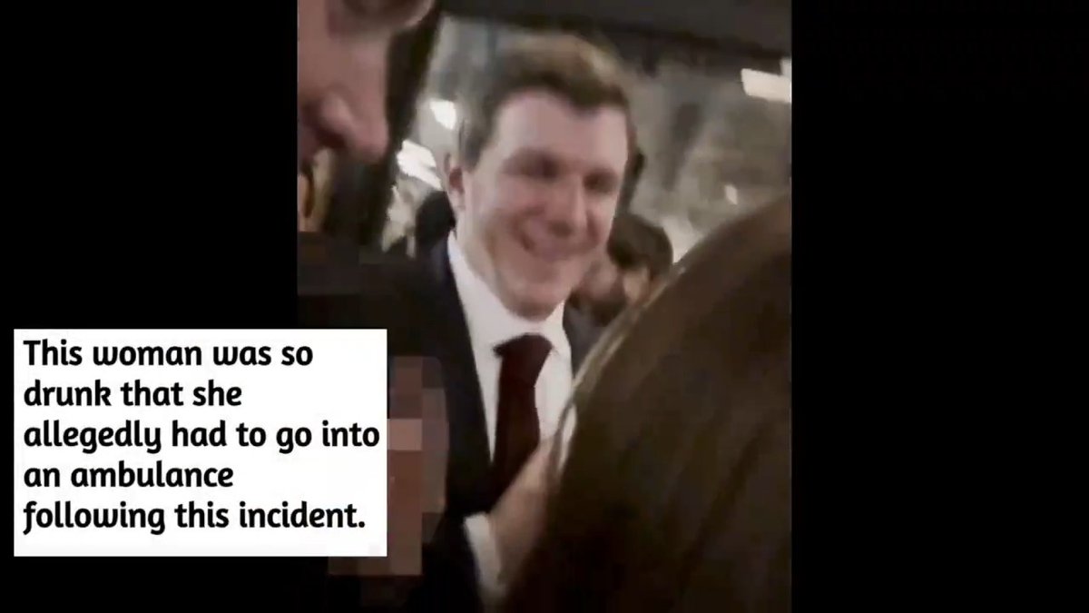 When 39-year-old James O’Keefe allegedly sexually harasses a 20-year-old woman and watches his friend sexually assault her… yet people online are trying to support this behavior… O’Keefe: Do you say that you are tight or that you are loose? O’Keefe: I’m good at so many things, sex, sailing… O’Keefe: How about the vagina, how’s that doing? O’Keefe: I may be short, but I got a big one. O’Keefe Friend: Let me see a little bit of nipple, a little bit of nipple, a little bit of nipple O’Keefe: I can’t do that but he will (As friend fondles drunk woman). O’Keefe: So she f**ks but she doesn’t kiss. O’Keefe friend: Will you suck my p*nis? This woman was so drunk that she had to go into an ambulance following this incident, according to reports. And yes I chopped up the video, not to take it out of context but to highlight how disgusting this man is without losing your attention watching the 15-minute clip.