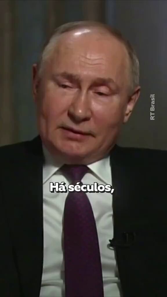 De quem o Putin está falando? "500 anos eles praticamente parasitaram outras nações" "Partiram em pedaços os povos da África" "Exploraram países da América Latina, da Ásia" "Eles se conectam com suas aspirações à sua própria soberania" "Estão acostumados, durante séculos, a encher a pança com carne humana e seus bolsos de dinheiro" "A dança dos vampiros está chegando ao fim". A coisa está se afunilando!