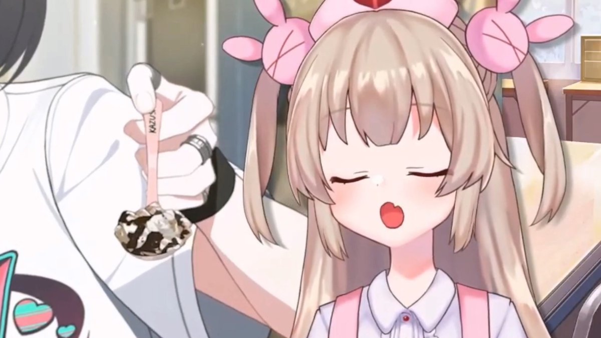 カズサのあーんにがっつく勢いがこわい #名取さな生放送