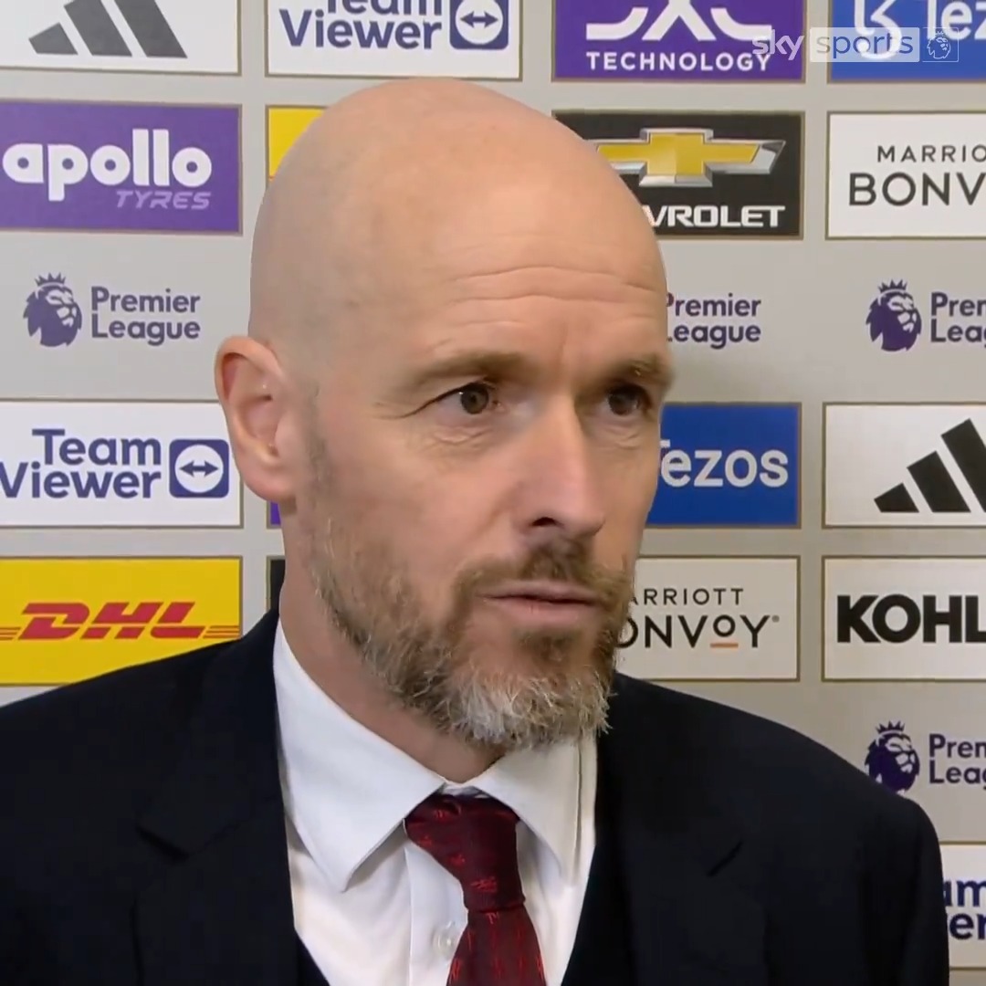 "They should take responsibility" 😡 Manchester United boss Erik ten Hag was NOT happy with the refereeing after his side drew 1-1 at home to Burnley 👀