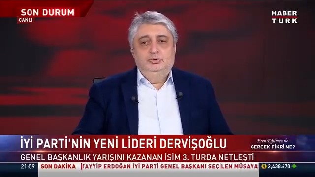 İYİ Parti'nin yeni lideri Müsavat Dervişoğlu oldu... İYİ Parti'de şimdi ne olacak? Habertürk Yazarı Nasuhi Güngör #GerçekFikriNe'de anlattı.