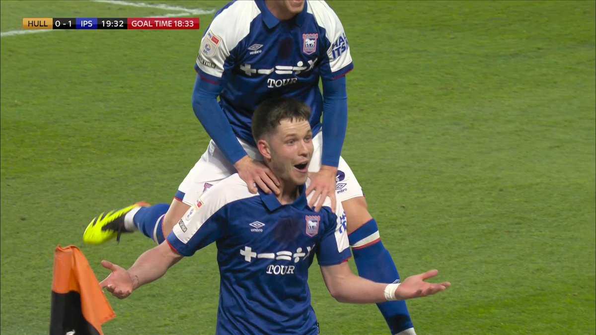 Back with a bang, George Hirst 💥 #EFL | Ipswich Town