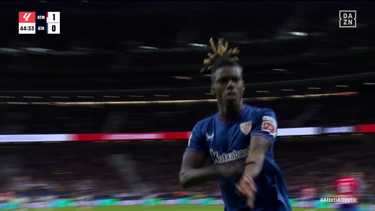 Señalarte el color de piel tras meter un gol, cinco minutos después de que te hayan soltado insultos racistas, es el mejor zasca que puedes dar. Nico Williams al Frente Atlético