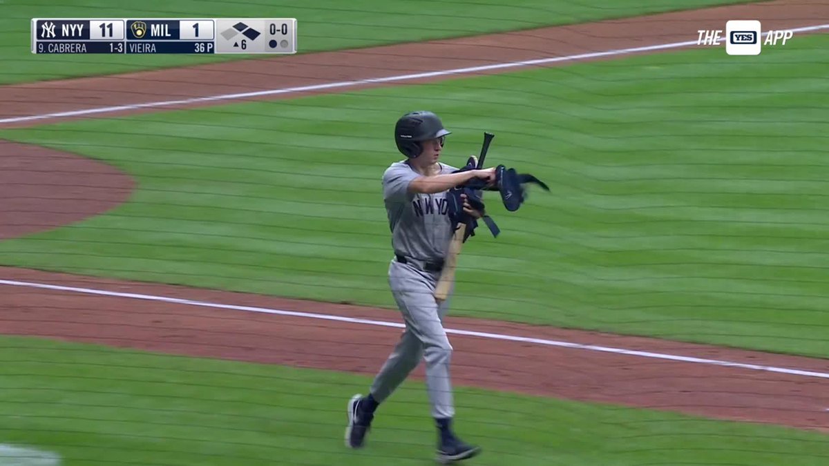 Bat boy highlights 🔥🔥 #YANKSonYES