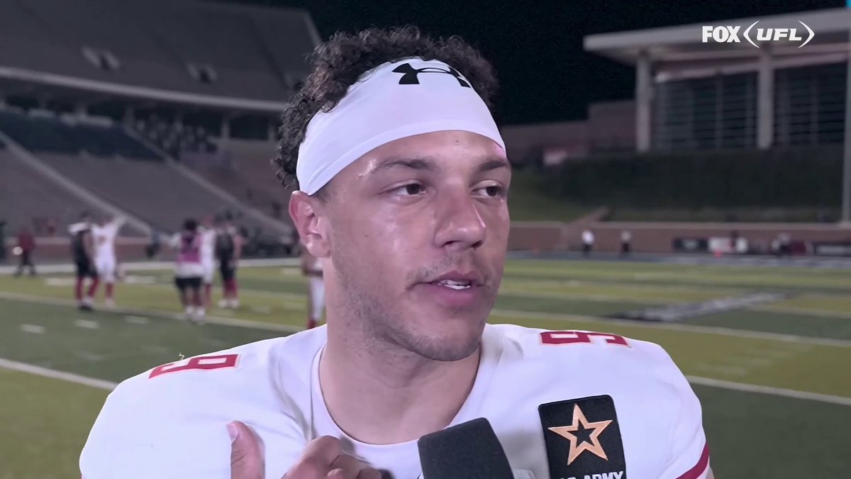 "I really feel in my heart that I'm a NFL Quarterback and that's what I'm here to try and prove." Birmingham Stallions' QB Adrian Martinez is out to prove himself this season