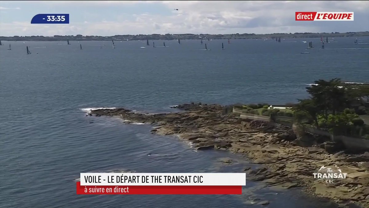 Suivez le départ de The Transat CIC en direct ! ⛵ #lequipeVOILE