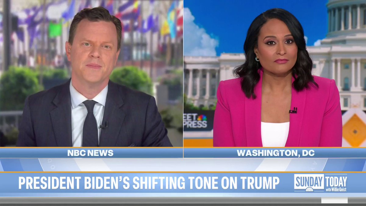"I think the night really highlighted two of the big X factors in this race: age, of course, and Trump's legal battles. The fact that he has been stuck in a New York City courtroom...there's a practical impact of that." - Kristen Welker on the WHCA dinner Saturday night.
