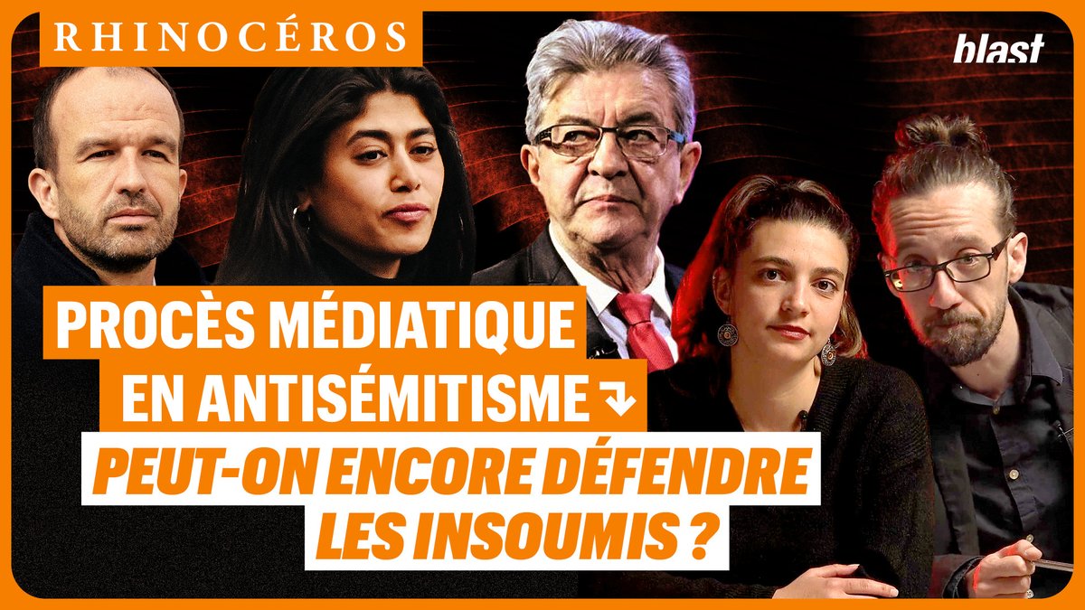 🦏 Procès médiatique en antisémitisme : peut-on encore défendre les Insoumis ? ➡️ Parler des Insoumis tout en évoquant la Palestine ? C'est l'objectif risqué du décryptage d'@UsulduFutur et Lumi dans ce nouveau numéro de Rhinocéros.