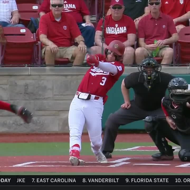 #IUBase players to hit 4️⃣0️⃣ home runs in three seasons: 🔴 Alex Dickerson 🔴 Kyle Schwarber (Kyle Schwarber) 🔴 Carter Mathison (Carter Mathison) Watch Mathison's 4️⃣0️⃣th career blast. 👇 #B1GBaseball x #B1Gstats
