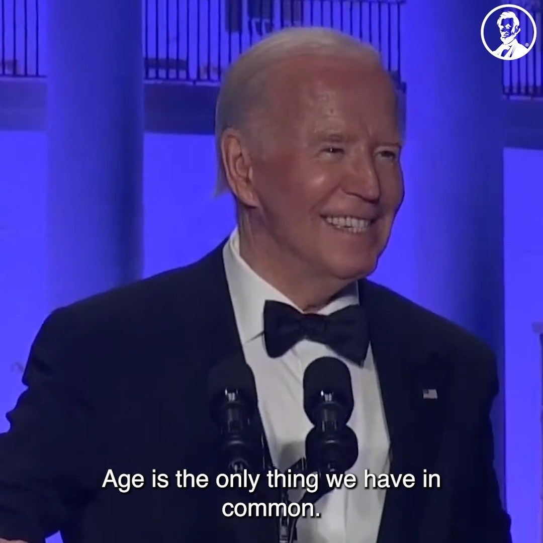 President Biden can joke about himself. Trump didn't even attend these because he's so thin-skinned. Says a lot. #WHCD