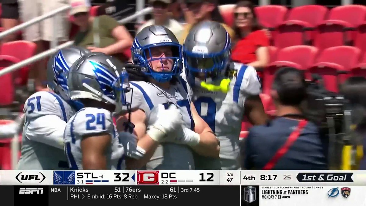 THX FOR THE BALL AGAIN! Mike Rose with our THIRD INT of the day 👏