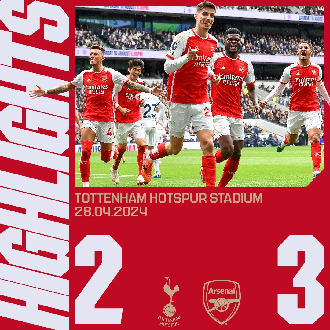 Taking all three points back to N5 🤩 📺 Highlights of our vital north London derby win have arrived 👇