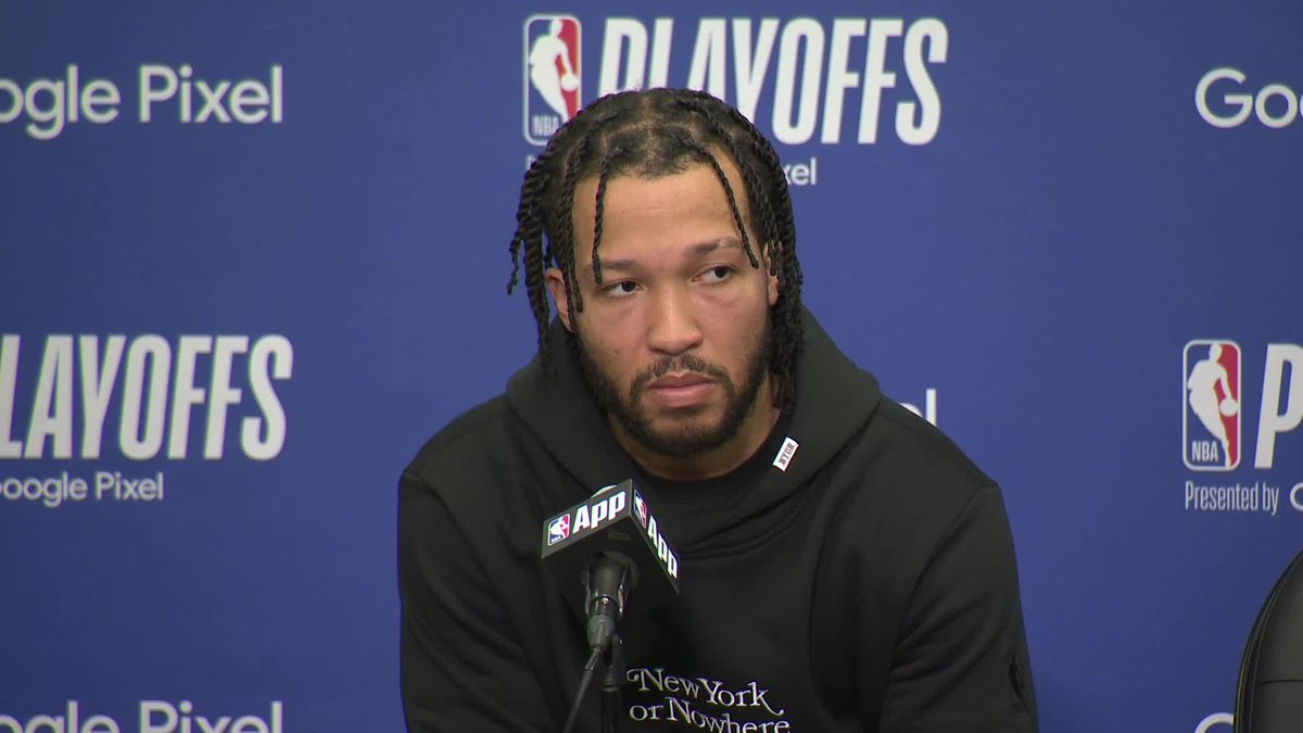 "This Philadelphia fanbase is very relentless, very passionate, I'm an Eagles fan I would know... seeing the Knicks here, hearing the Knicks here was pretty cool. It's awesome." - Jalen Brunson