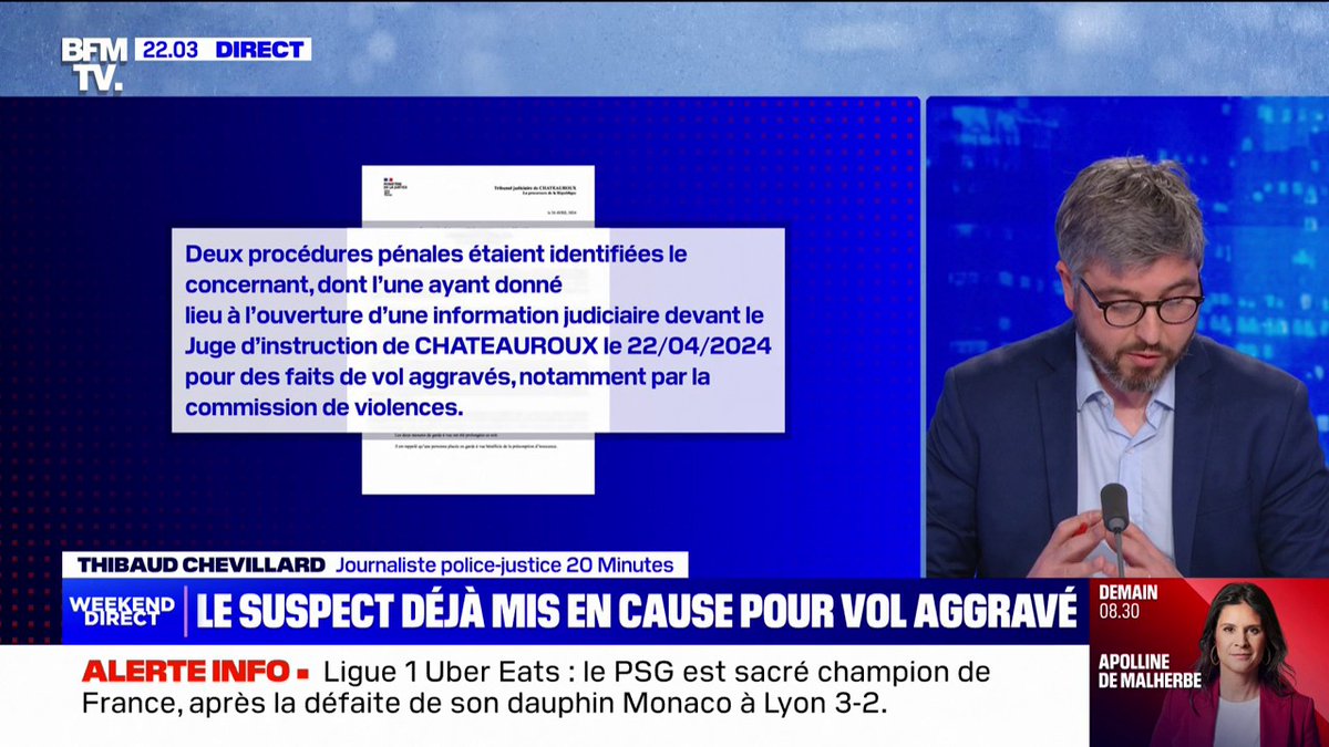 Châteauroux : le meurtrier afghan présumé de Matisse a été arrêté pour des agressions avec un couteau en février et en avril mais laissé libre à chaque fois. #mathis