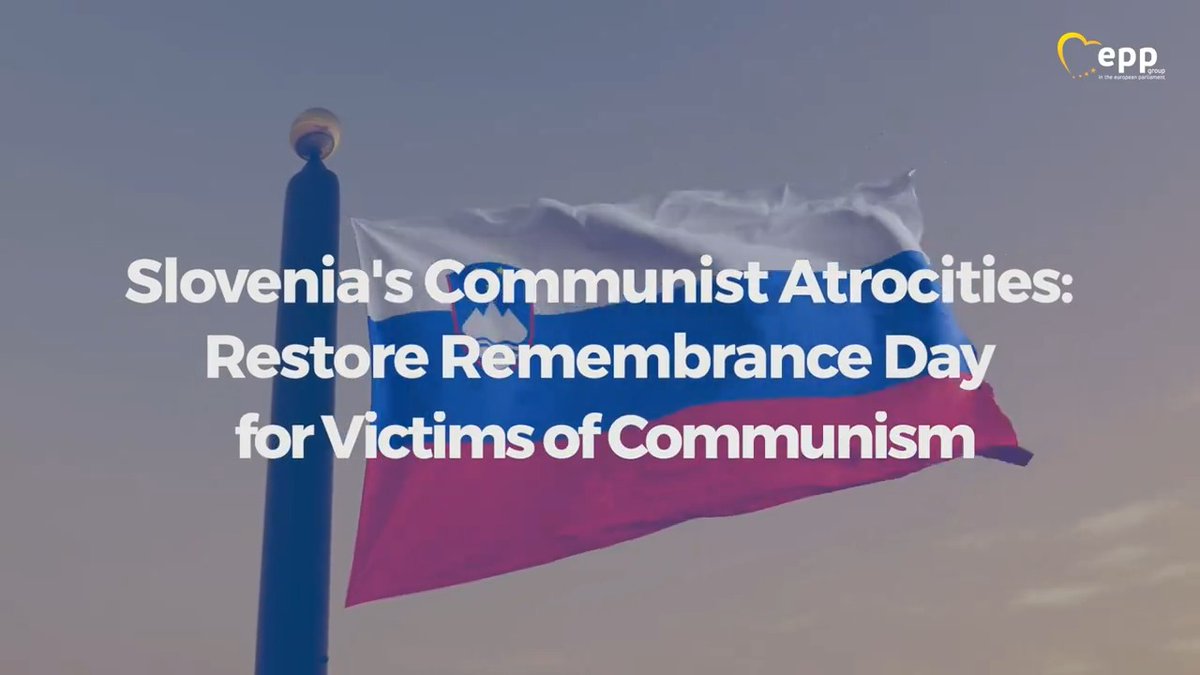We condemn the Slovenian Government's decision to revoke Remembrance Day for Victims of #communism. We urge the Slovenian Government to condemn these crimes and remember the victims. Video with MEPs Dolors Montserrat, RomanaTomc, Peter Jahr and experts Jože Možina and FerencMitja.