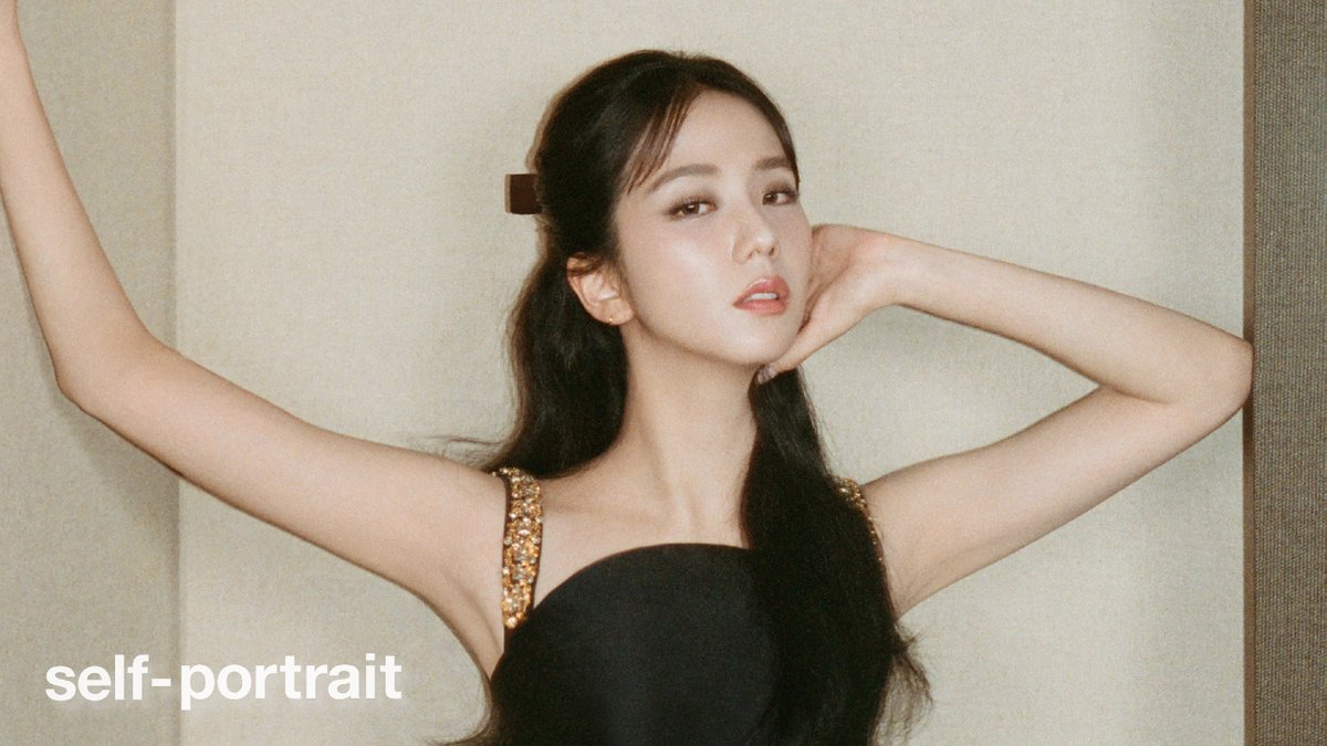 JISOO for Self-Portrait Pre-Fall 2024 Campaign #JISOO #selfportraitwithJisoo