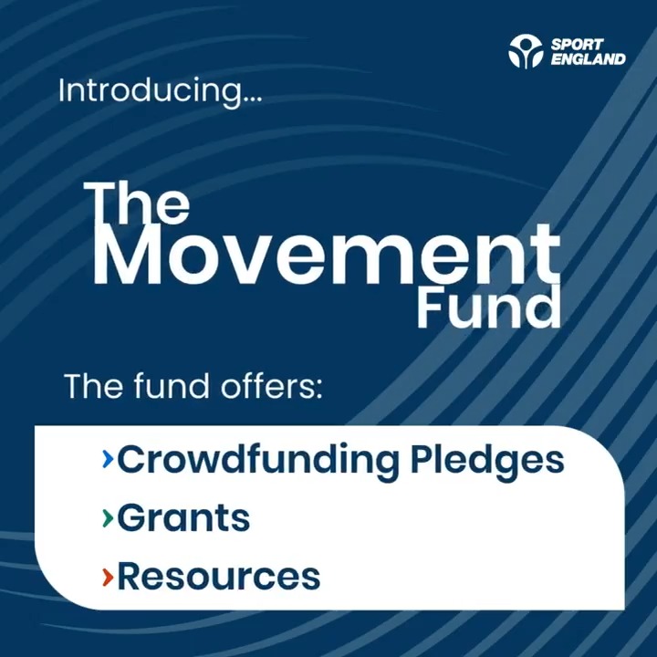 Launching the Movement Fund 📢 Our £160 million transformational fund offers crowdfunding pledges, grants and resources, and is launched alongside the Movement Hub pilot. If your organisation and project are eligible for funding, and your project aligns with our goals, you could receive up to £15,000. Find out if you can apply: