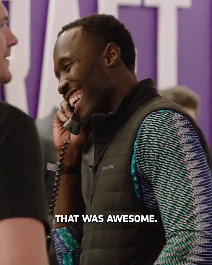 Draft reactions remain undefeated. 📞 Levi Drake Rodriguez
